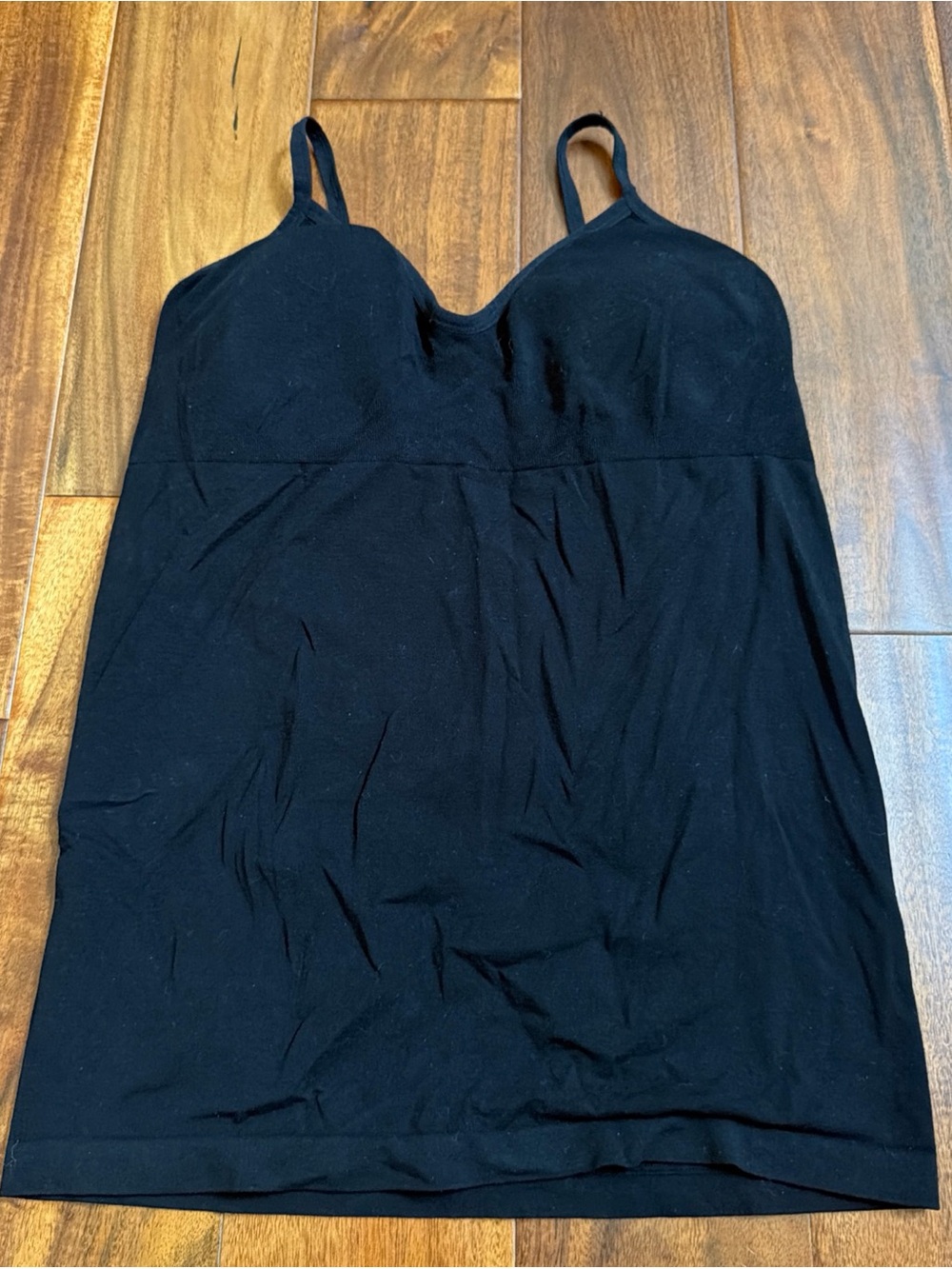 Skinny Girl Black SEAMLESS SHAPING Cami Removable Pads Size XLarge